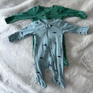 Carter's Dinosaur Print Footies